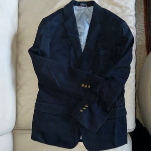 Tommy Hilfiger Boys size 12 navy blazer with metal buttons and fully lined